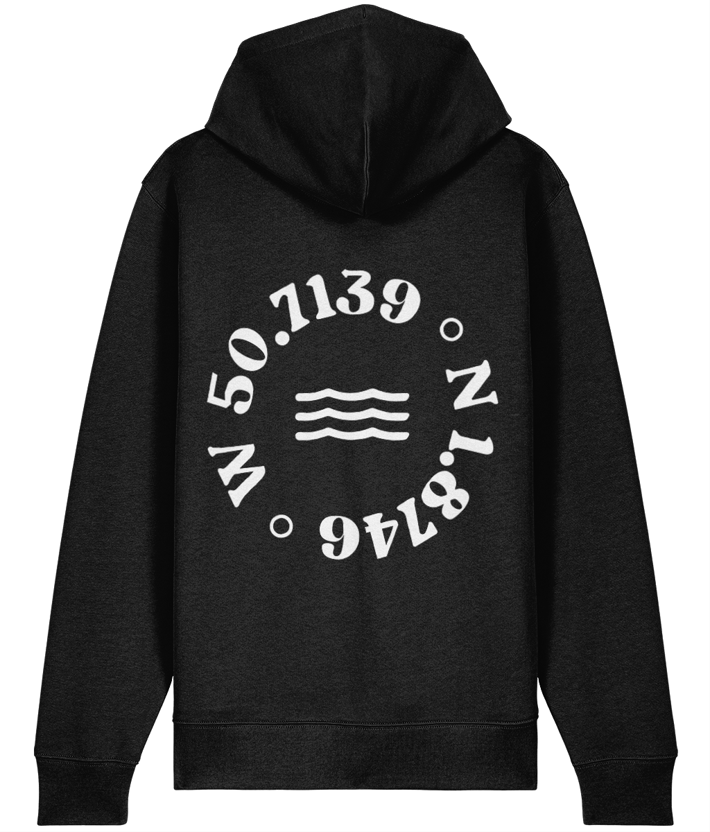 Waves Unisex Zipped Hoodie