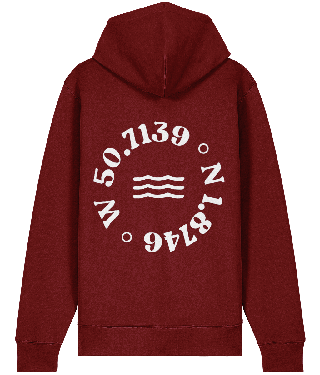 Waves Unisex Zipped Hoodie