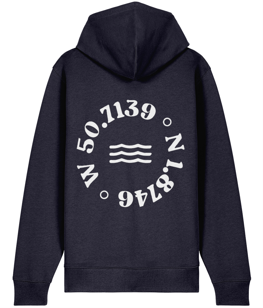 local x bmth waves unisex zipped hoodie