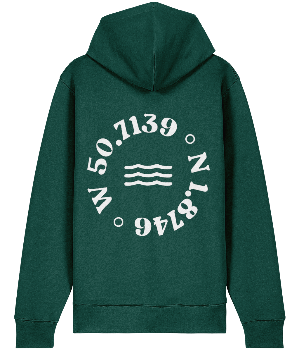 local x bmth waves unisex zipped hoodie