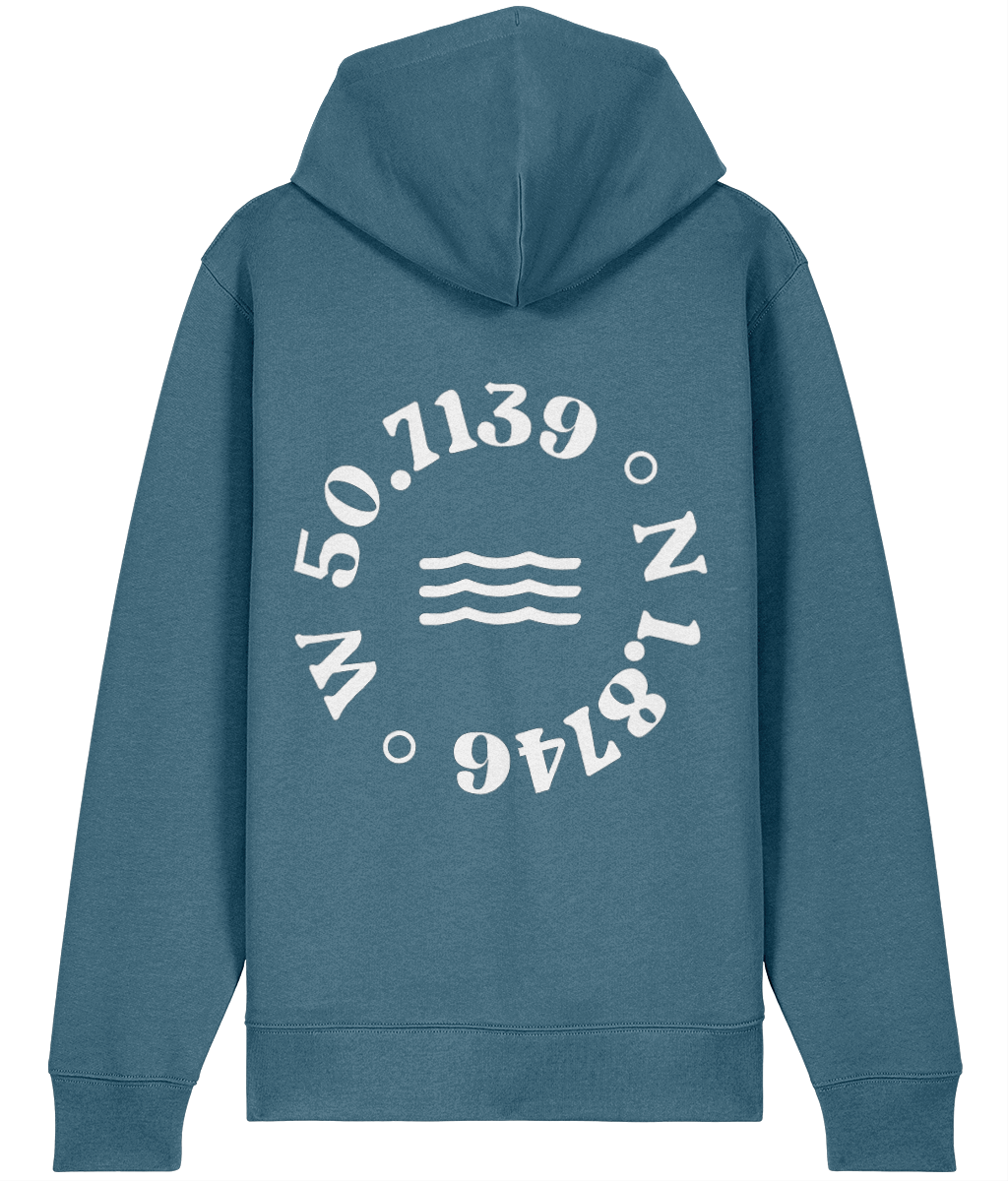 local x bmth waves unisex zipped hoodie
