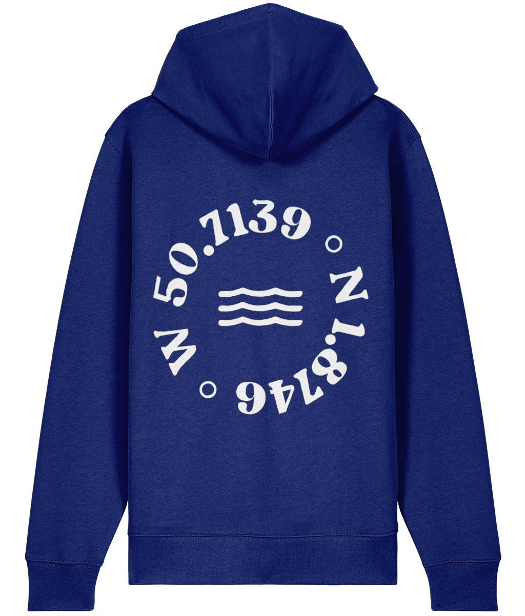 local x bmth waves unisex zipped hoodie